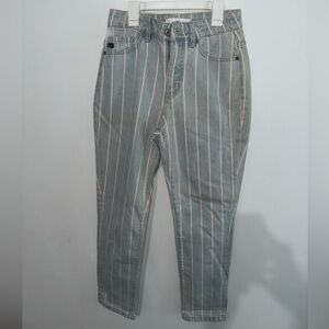 KanCan light blue jean with Pink Stripes Ankle Jeans